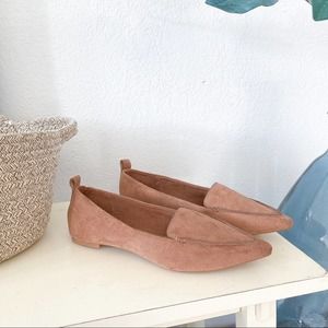 LAST CHANCE Lulus Emmy Suede Pointed Loafers Sz 7